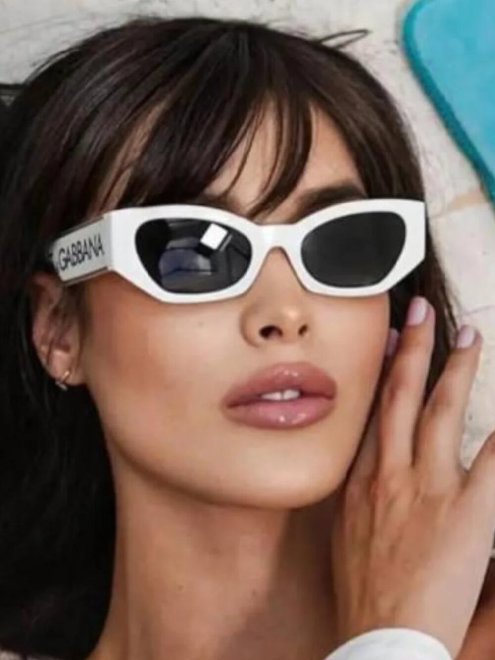 NEW DOLCE&GABBANA DG6186 3312/87 SUNGLASSES WHITE DG6186 331287